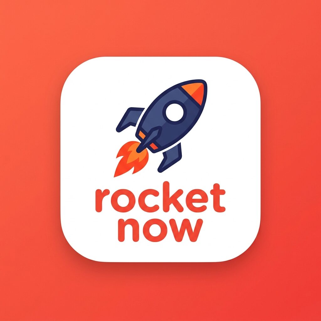 ロケットナウアプリのアイコン